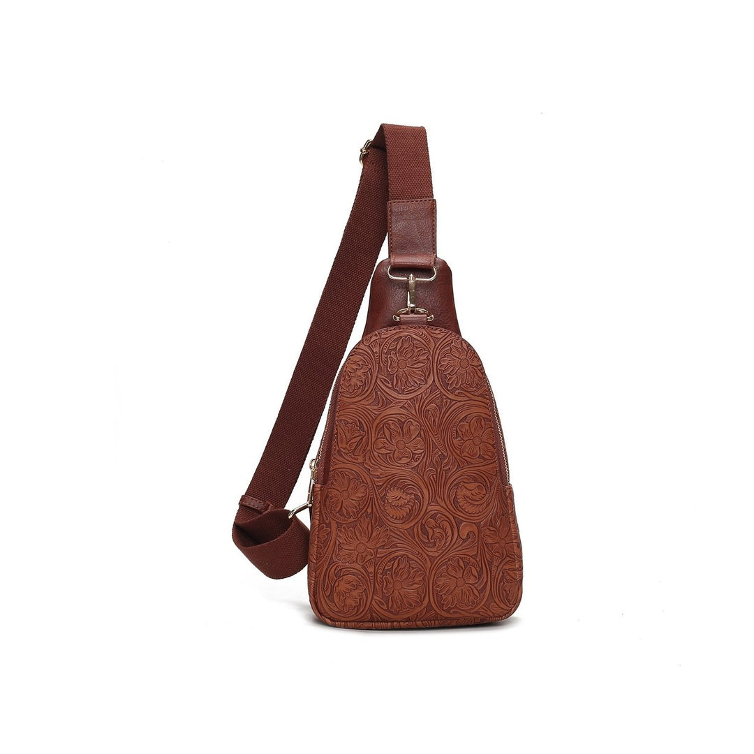 MKFCollection Millie Sling bag - Vegan Leather Designer Handbag Image 1