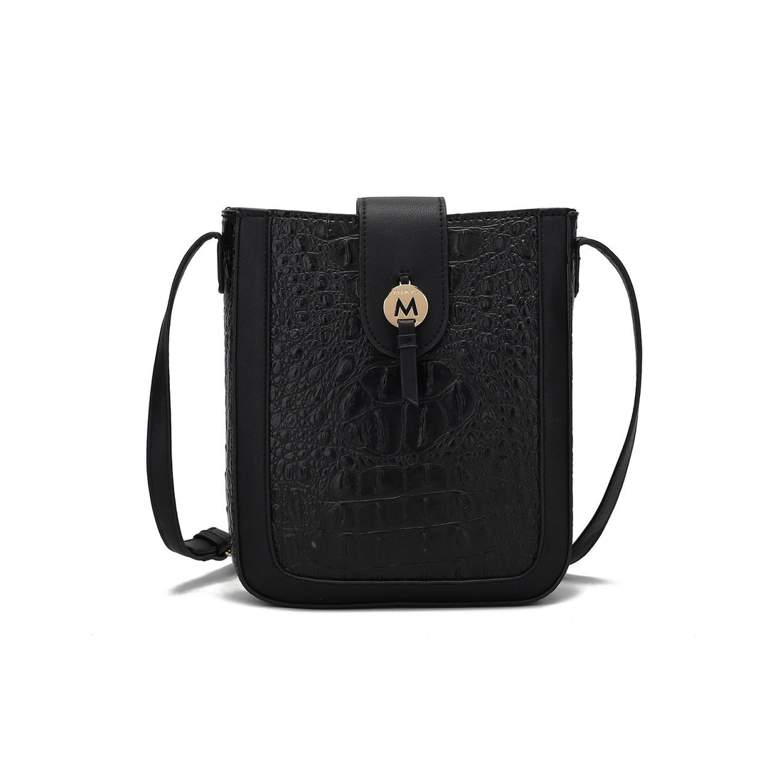 MKFCollection Molly Crossbody Bag - Vegan Leather Designer Handbag Image 1