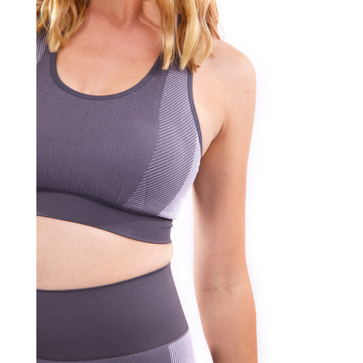 Arleta Seamless Sports Bra - Grey Image 6