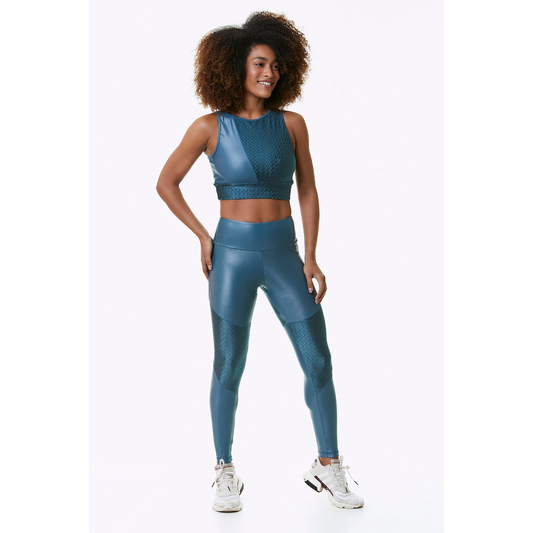 BLUE MAGIC CROPPED SPORTS BRA Image 3