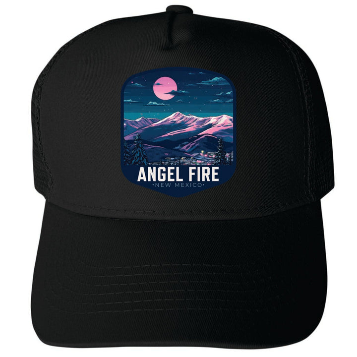 Angel Fire Mexico Design C Unisex Mesh Back Trucker Hat with Adjustable Snapback Image 4