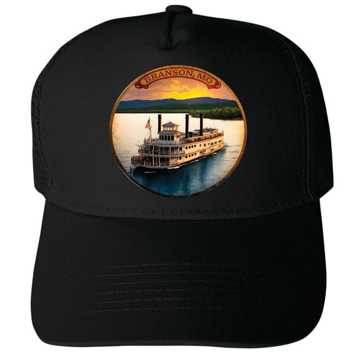 Branson Missouri Design C Unisex Mesh Back Trucker Hat with Adjustable Snapback Image 4