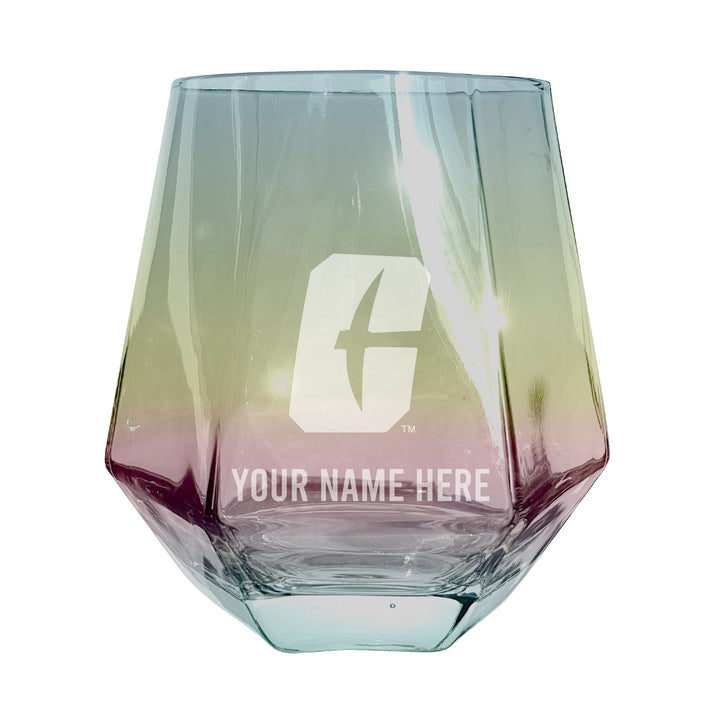 North Carolina Charlotte Forty-Niners Customizable Stemless Diamond Wine Glass Engraved 10 oz Officially Licensed Image 3