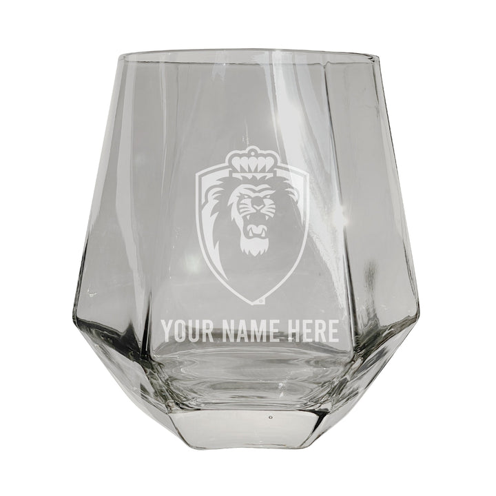 Old Dominion Monarchs Customizable Stemless Diamond Wine Glass Engraved 10 oz Officially Licensed Collegiate Product Image 3