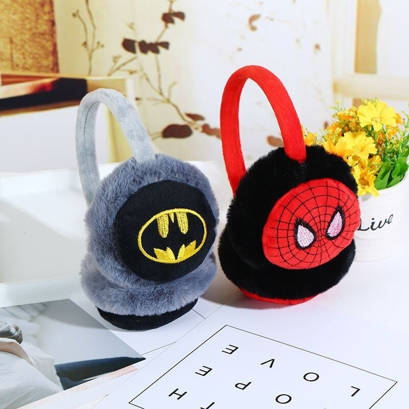 Boys And Girls Winter Warm Lovely Cute Rabbit faux Cartoon Plush Children Earmuffs Thicken Cover Ears Kids Ear Muffs Image 2