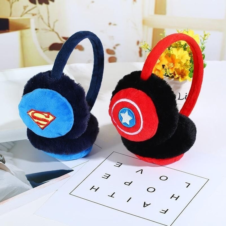 Boys And Girls Winter Warm Lovely Cute Rabbit faux Cartoon Plush Children Earmuffs Thicken Cover Ears Kids Ear Muffs Image 3