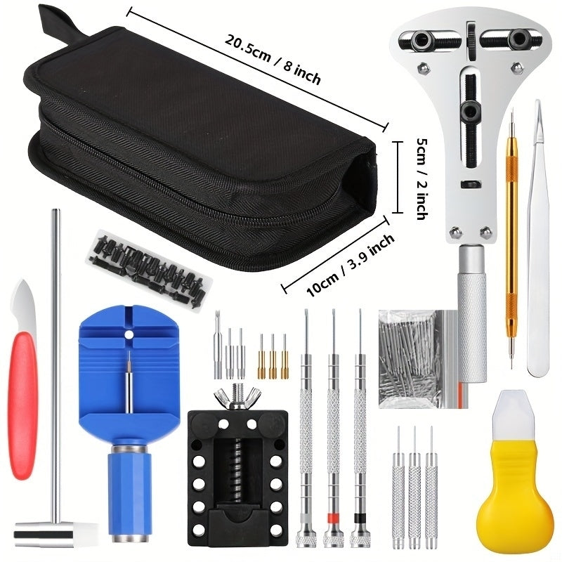 147pcs/set Watchmaker Watch Repair Repairing Tools Kit Case RemoverOpener Bar Set Convenience Brand Clock Tool Image 4