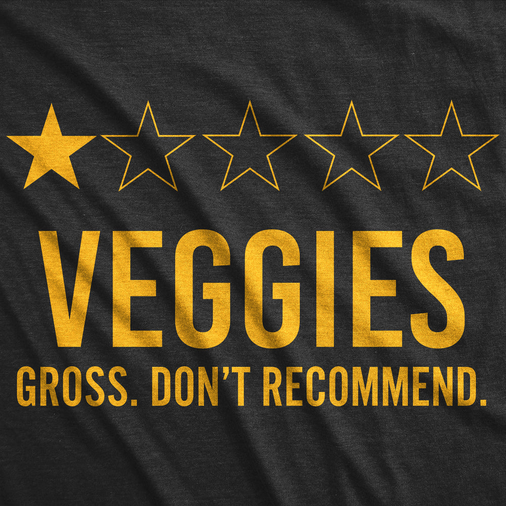 Youth Funny T Shirts Veggies One Star Sarcastic Vegetables Food Review Novelty Tee For Kids Image 2