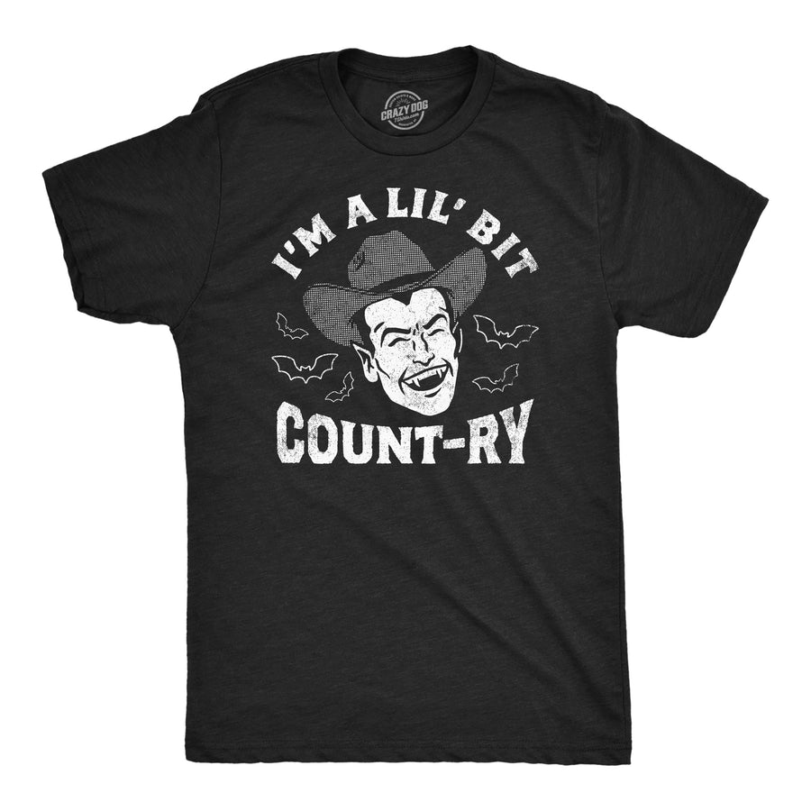 Mens Funny T Shirts Im A Lil Bit Count Ry Sarcastic Halloween Vampire Graphic Tee For Men Image 1