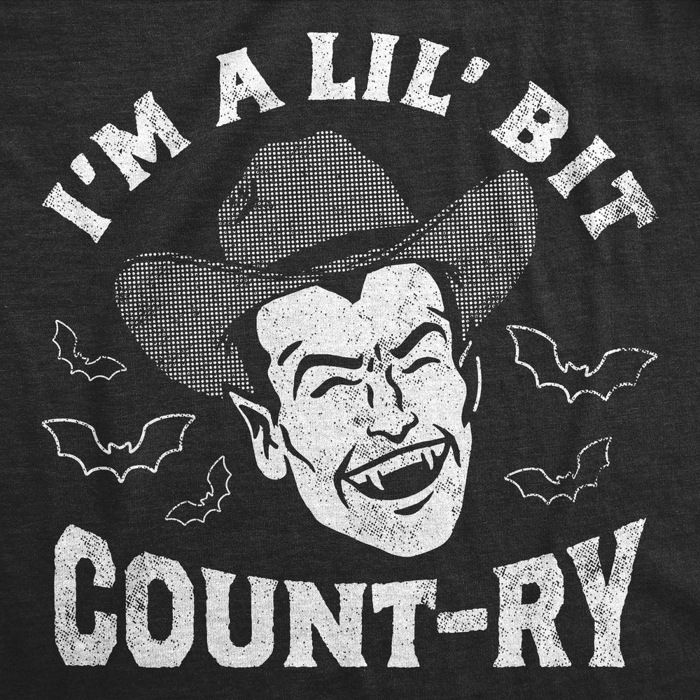 Mens Funny T Shirts Im A Lil Bit Count Ry Sarcastic Halloween Vampire Graphic Tee For Men Image 2