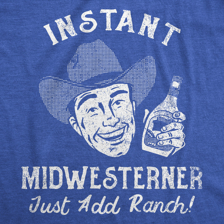 Mens Funny T Shirts Instant Midwesterner Sarcastic Food Graphic Novelty Tee For Men Image 2