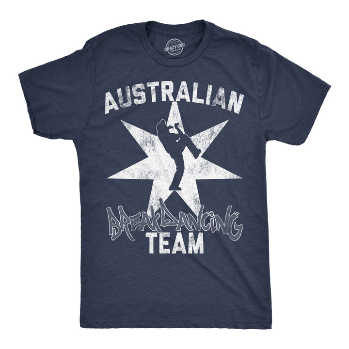 Mens Funny T Shirts Australian Break Dancing Team Sarcastic Dance Graphic Novelty Tee For Men Image 1