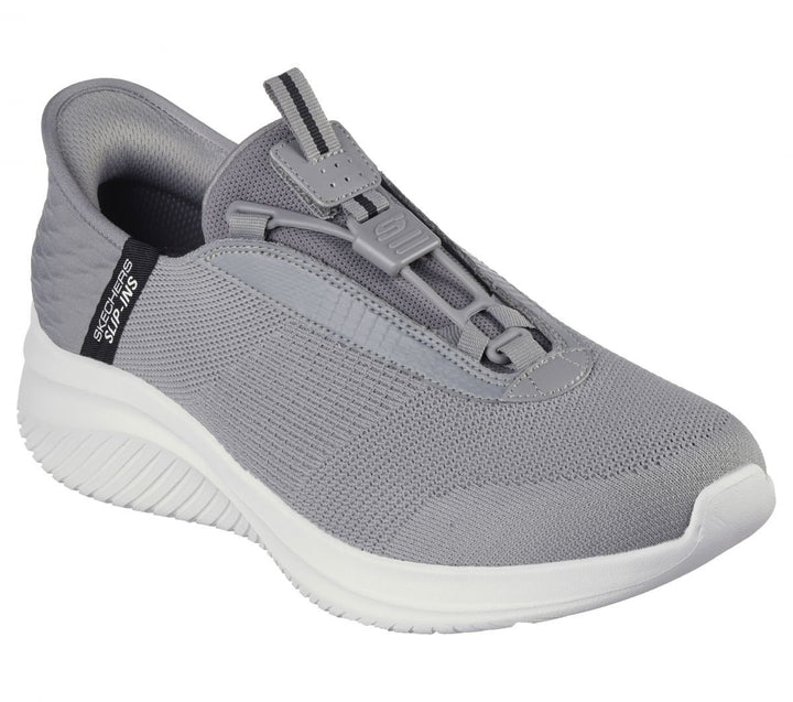 Skechers Mens Ultra Flex 3.0 - Finnik Slip-On Sneakers Gray/Black - 232405-GYBK GRAY / BLACK Image 2