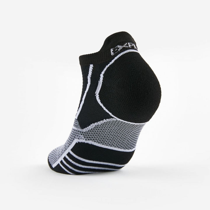 Thorlos Prolite Ultra-Light No Show Tab Socks Rocket Grip Black White 004 Image 2