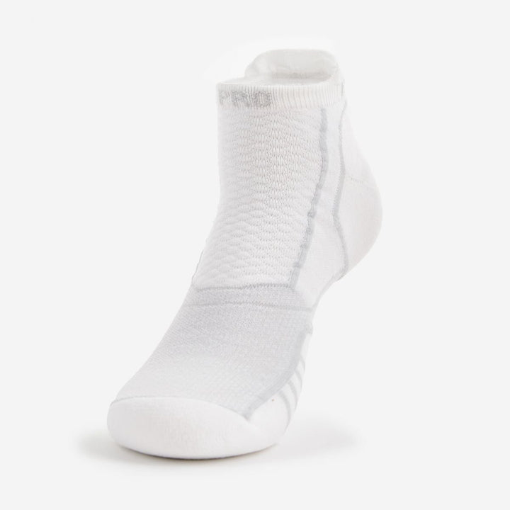 Thorlos Prolite Ultra-Light No Show Tab Socks Rocket Grip White Unisex Adult Image 1