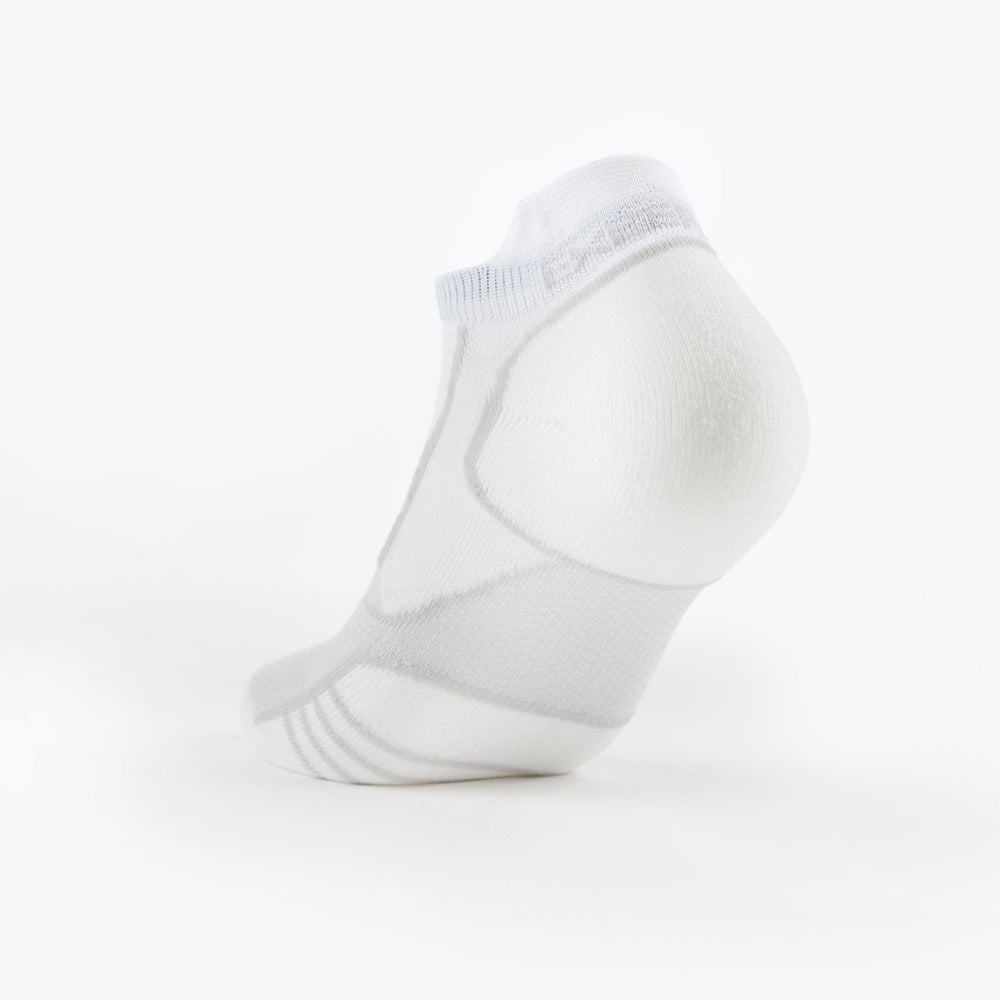 Thorlos Prolite Ultra-Light No Show Tab Socks Rocket Grip White Unisex Adult Image 2