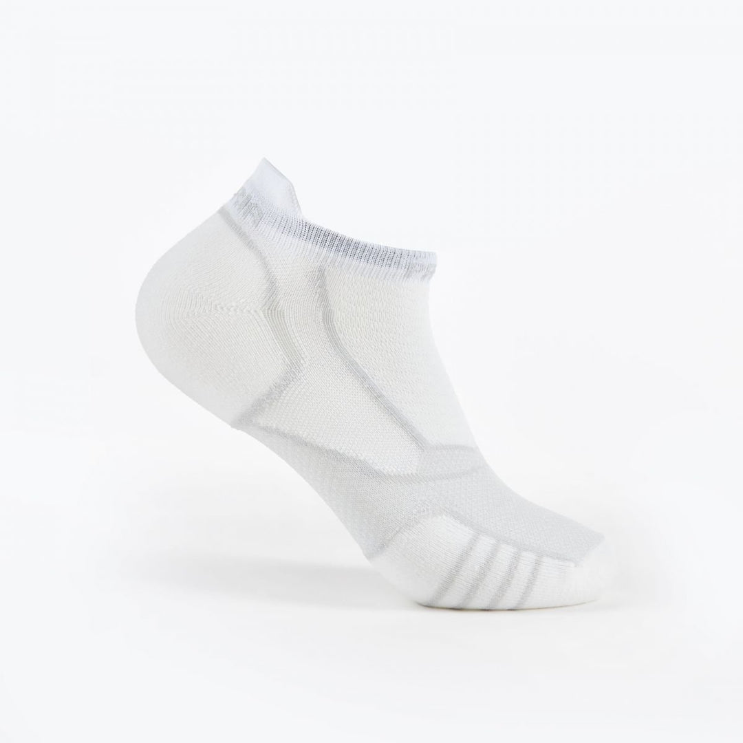 Thorlos Prolite Ultra-Light No Show Tab Socks Rocket Grip White Unisex Adult Image 3