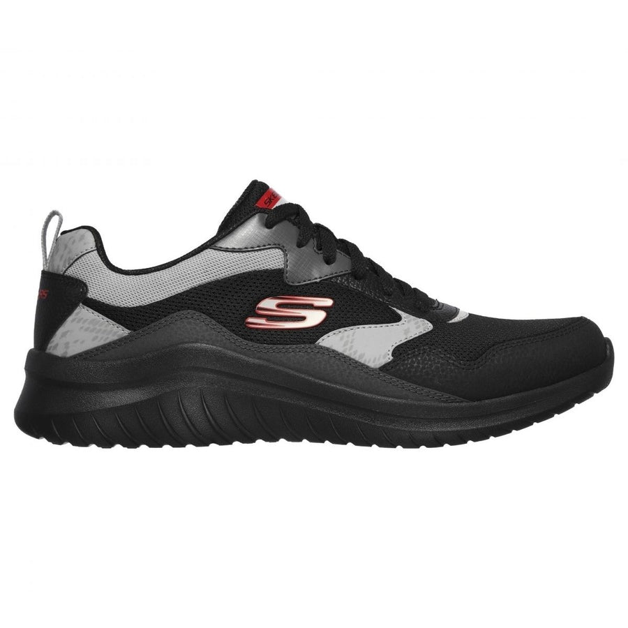 Skechers Mens Ultra Flex 2.0 - Constant Zeal Sneakers Black/Gray - 232207-BKGY BLACK/GRAY Image 1