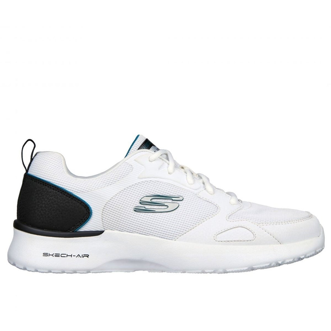 Skechers Mens Skech-Air Dynamight Sneaker White/Black - 232292-WBK WHITE/BLACK Image 1