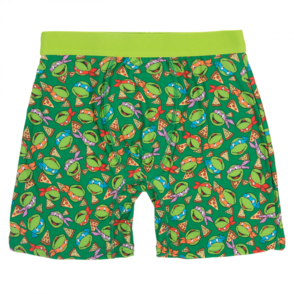 Teenage Mutant Ninja Turtles Mens Boxer Briefs in Pizza Box Image 2