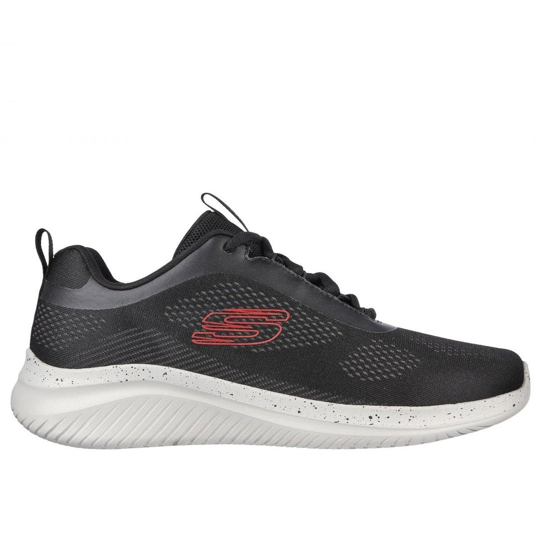 Skechers Mens Ultra Flex 3.0 Sneaker Black/Red - 232310-BKRD BLACK/RED Image 1