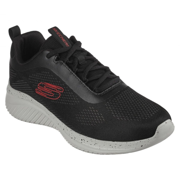 Skechers Mens Ultra Flex 3.0 Sneaker Black/Red - 232310-BKRD BLACK/RED Image 2