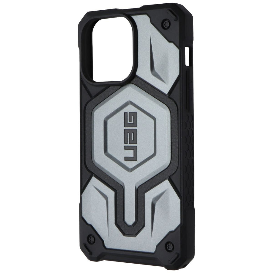 UAG Monarch Pro Series Case for MagSafe for Apple iPhone 15 Pro Max - Silver Image 1