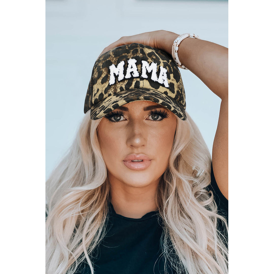 Leopard MAMA Baseball Cap Image 1