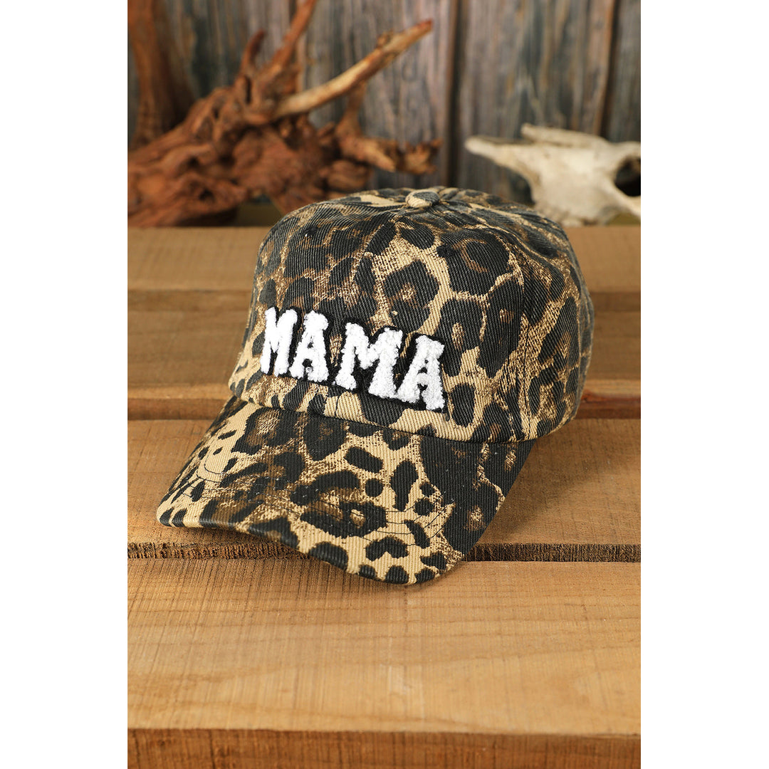 Leopard MAMA Baseball Cap Image 3