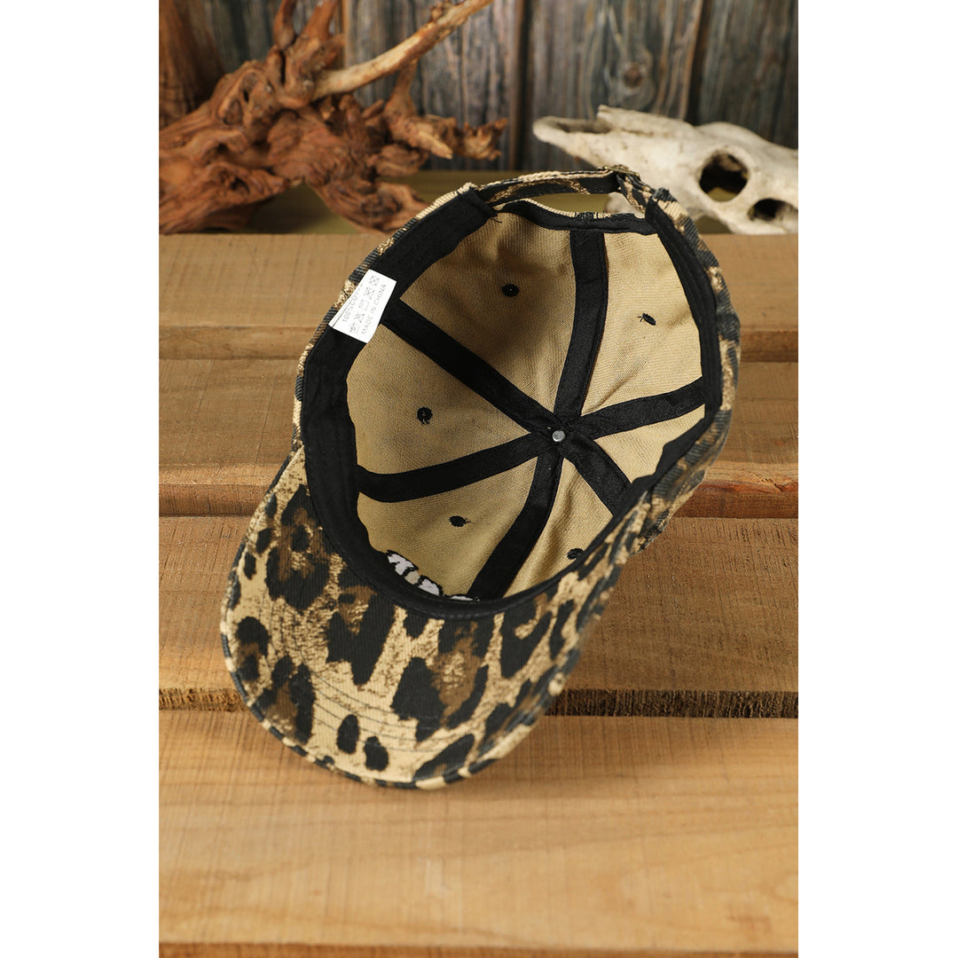 Leopard MAMA Baseball Cap Image 6