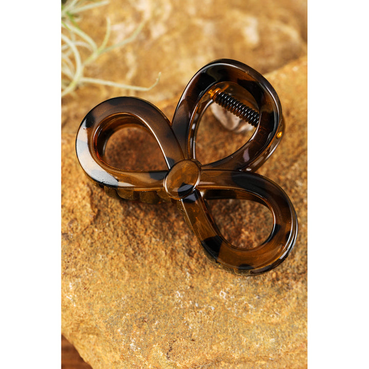 Leopard Print Hollow Out Hair Claw Clip Image 4