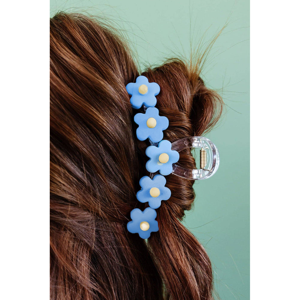 Multicolor Flowers Cute Hair Claw Clip Image 2