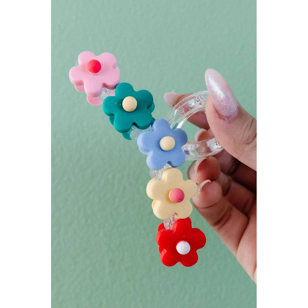 Multicolor Flowers Cute Hair Claw Clip Image 6