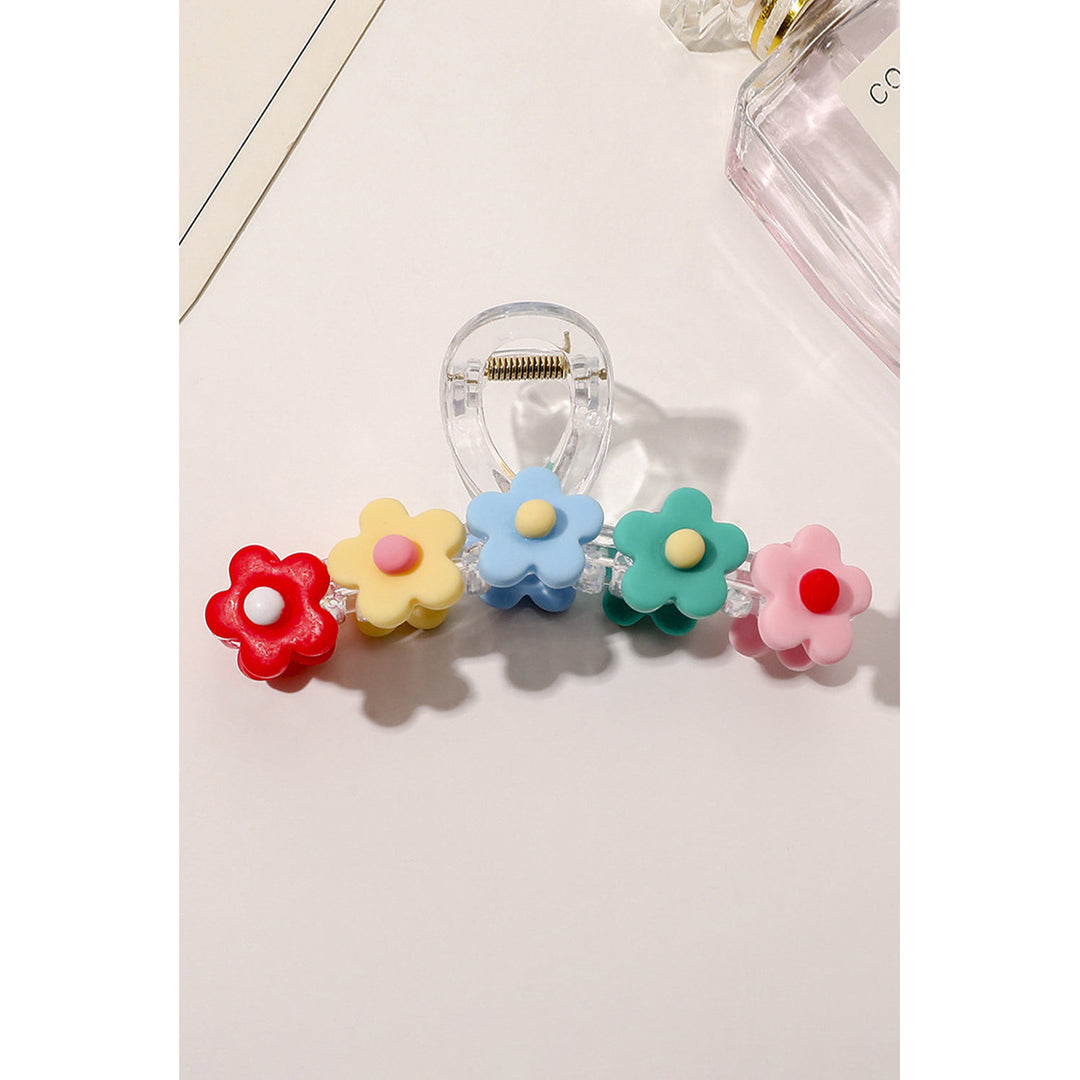 Multicolor Flowers Cute Hair Claw Clip Image 7