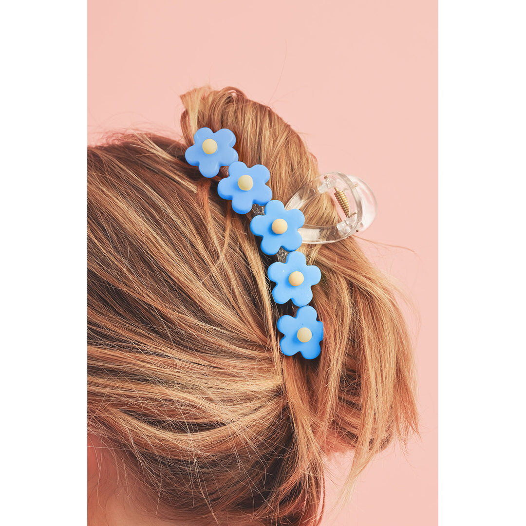 Multicolor Flowers Cute Hair Claw Clip Image 10