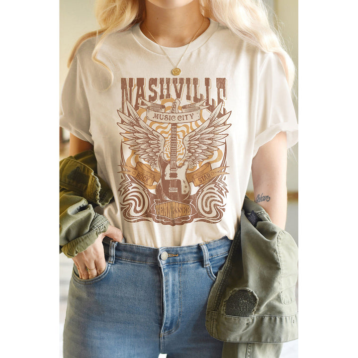 Nashville music City Graphic Tee Image 4