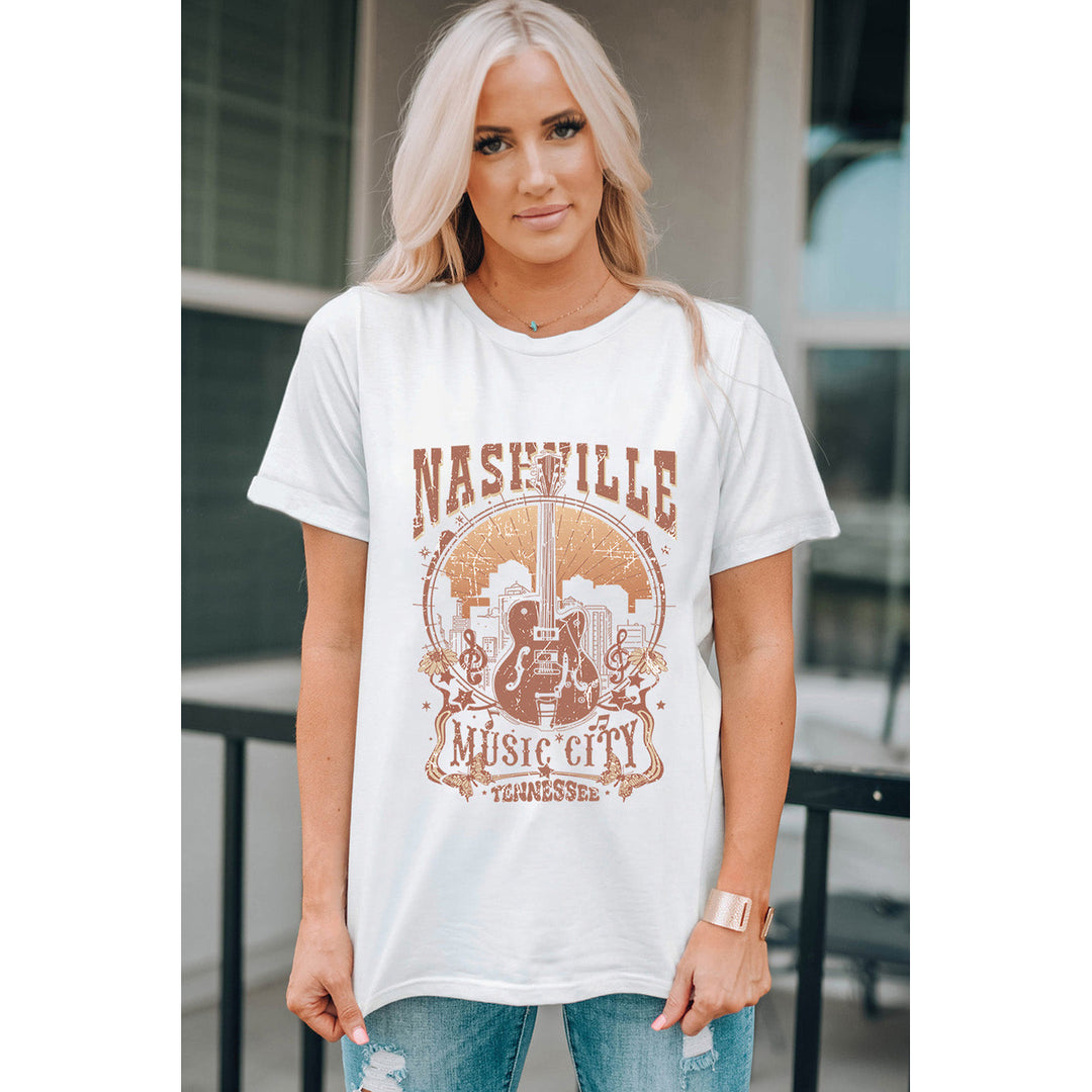 Nashville music City Graphic Tee Image 6