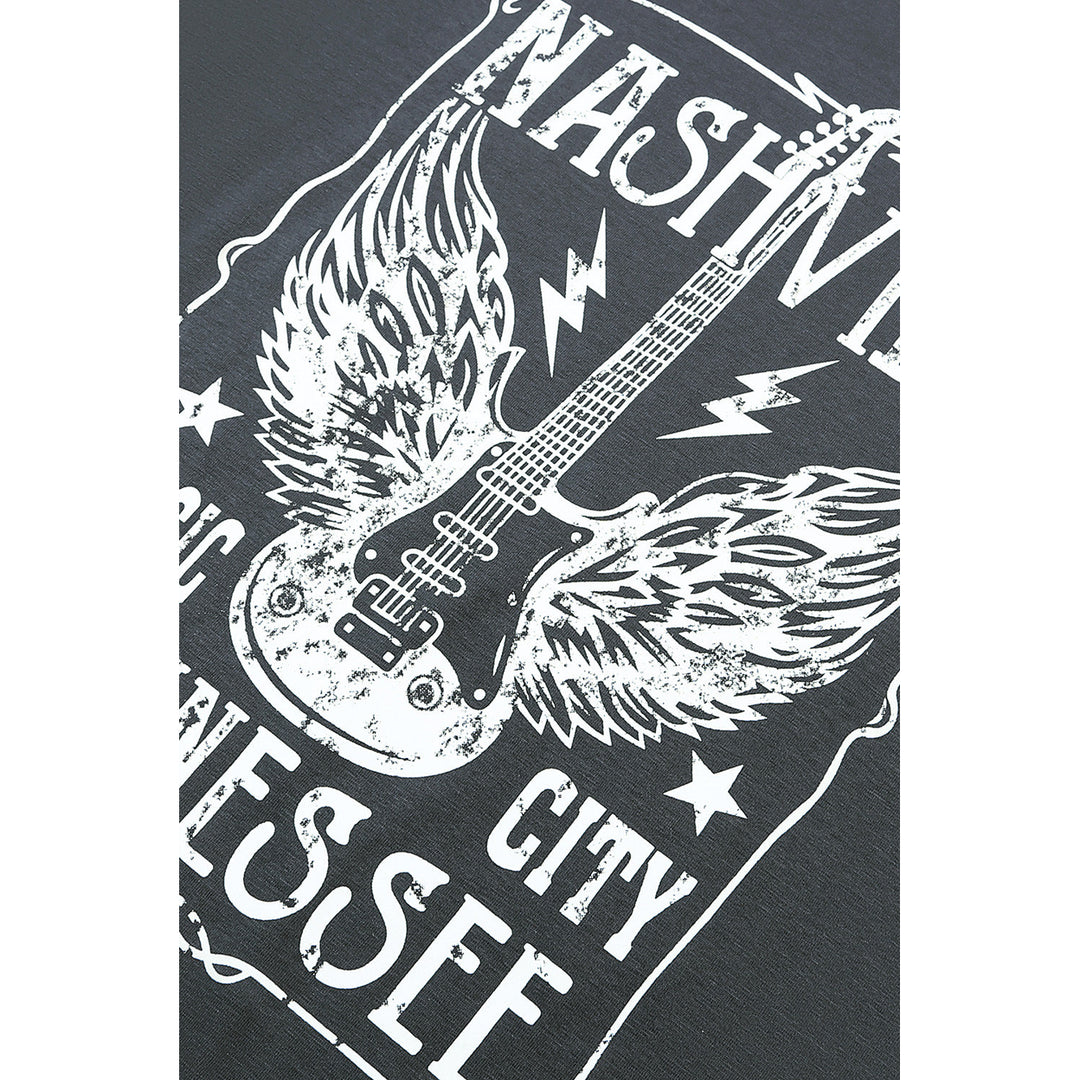 Nashville music City Graphic Tee Image 8