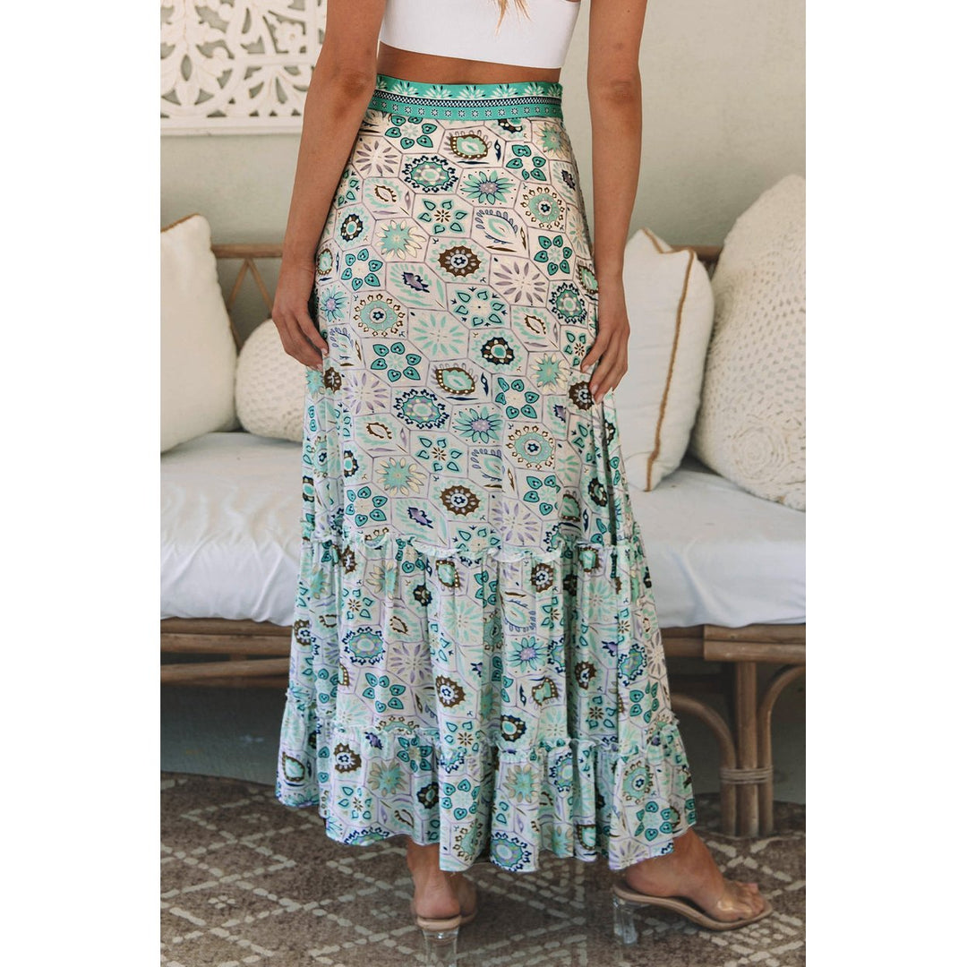 Noemi Floral Print Maxi Skirt Image 2