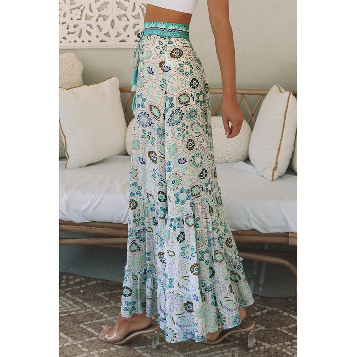 Noemi Floral Print Maxi Skirt Image 3