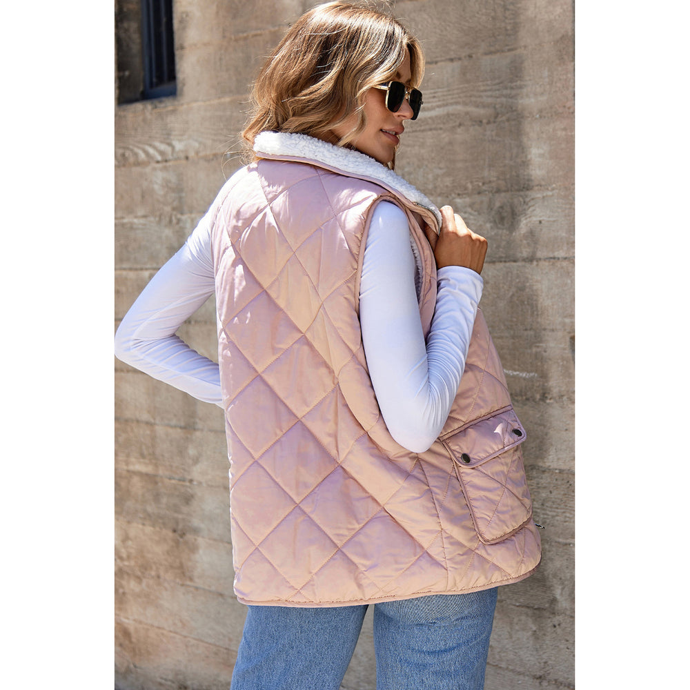 Lillian Fleece Lined Quilted Vest Image 2