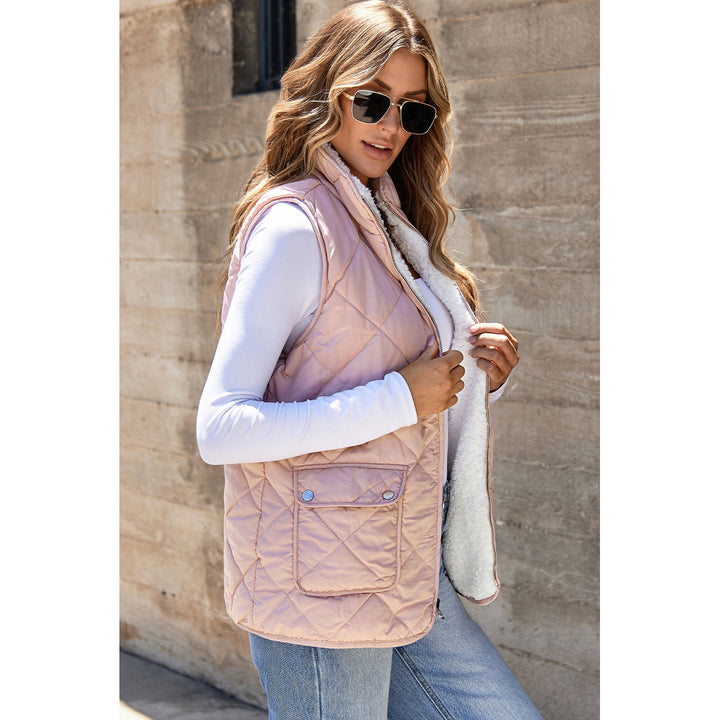 Lillian Fleece Lined Quilted Vest Image 4