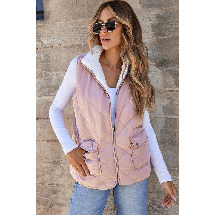 Lillian Fleece Lined Quilted Vest Image 4