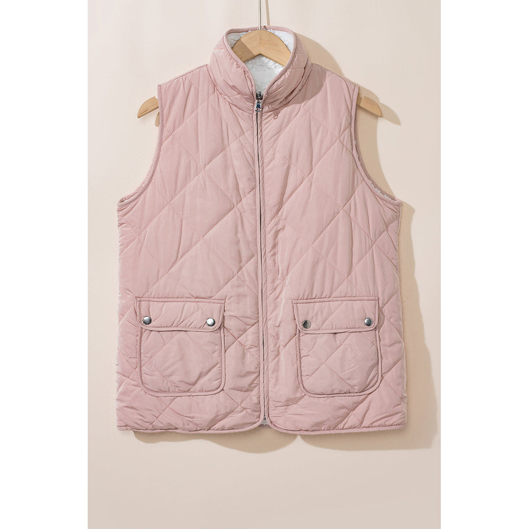 Lillian Fleece Lined Quilted Vest Image 7