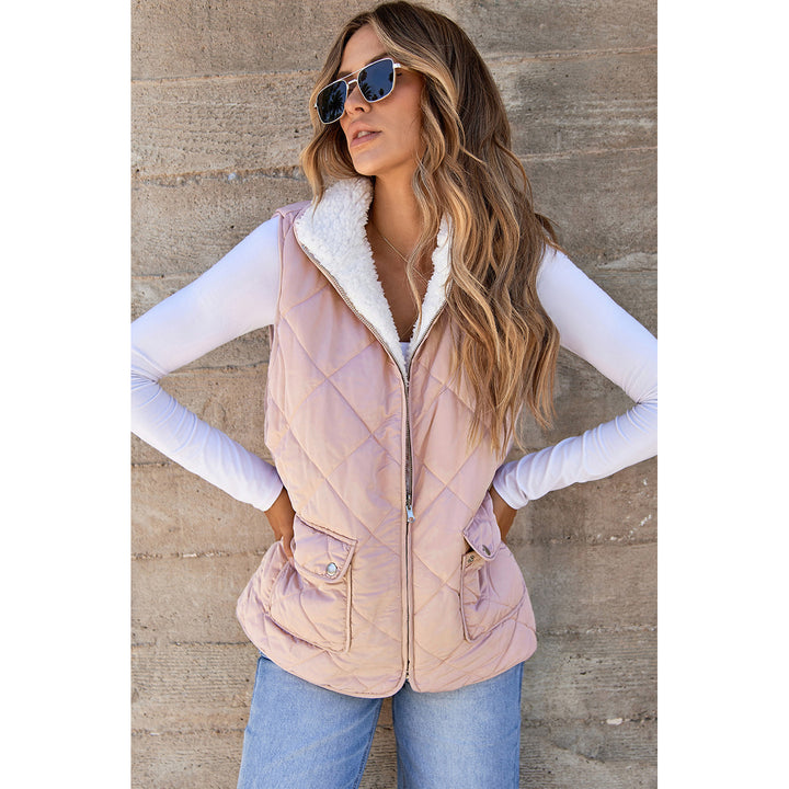 Lillian Fleece Lined Quilted Vest Image 10