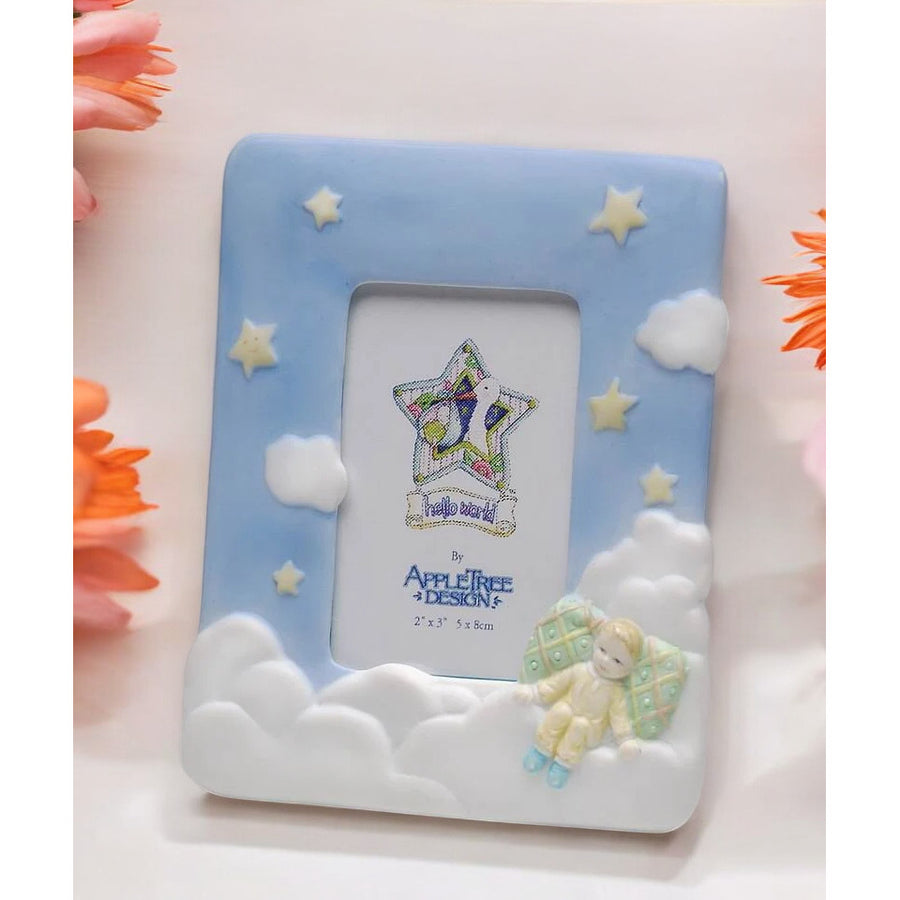 Ceramic Baby Photo Frame for 2" x 3"H Photos , Image 1