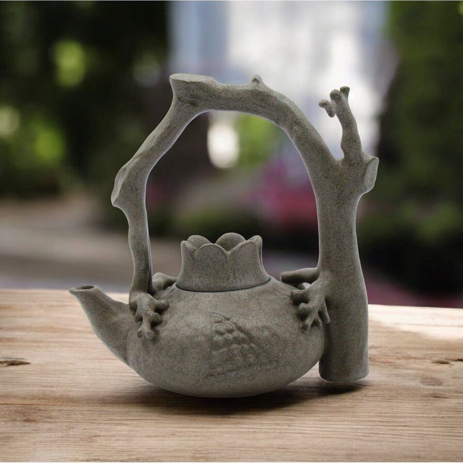 Mini Size Ceramic Tree Trunk Teapot  Afternoon Tea Image 1