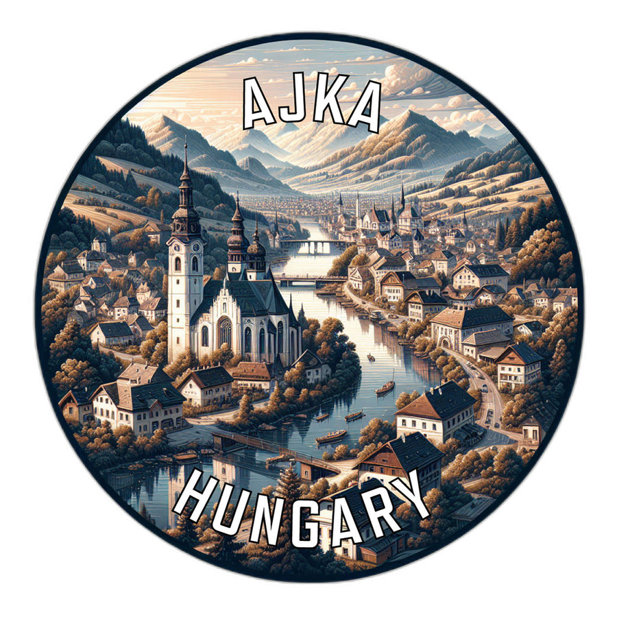 Ajka Hungary Souvenir Die Cut Flat Magnet Image 1