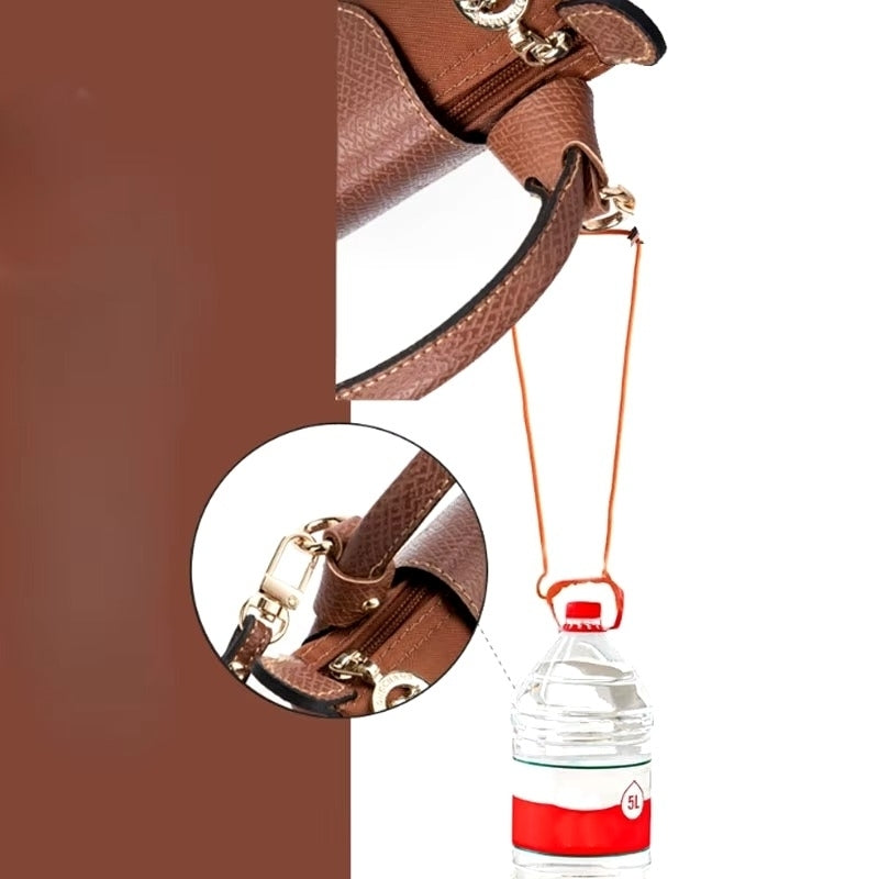 Bag Accessories Hooks and Shoulder Straps - DIY Leather Crossbody for Longchamp Image 2