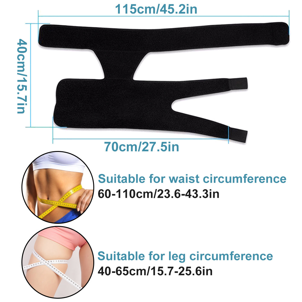 1Pcs Groin Support Groin Compression Wrap for Hip Flexor Brace Adjustable Sciatic Pain Relief Brace and Thigh Hamstring Image 4